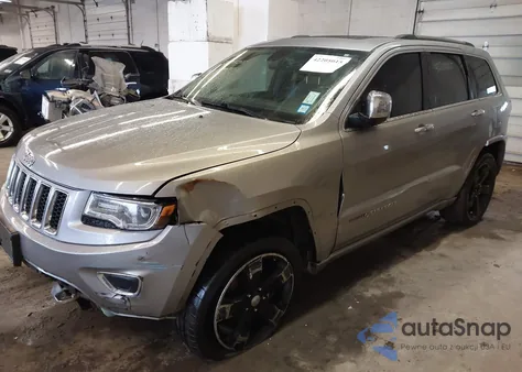 2014 Jeep Grand Cherokee Overland из США, поврежденный, VIN 1C4RJFCG3EC207665